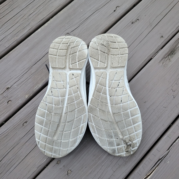 OOFOS OOmg Sport LS Shoe Black White Recovery Lace-up Sneakers Woman's 10 - Picture 6 of 9